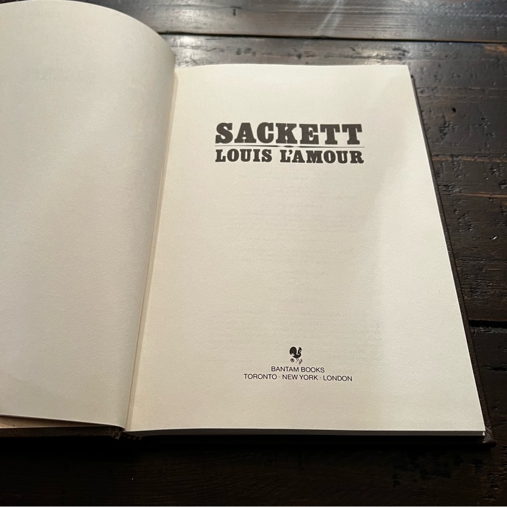 Sackett by Louis L'Amour Book